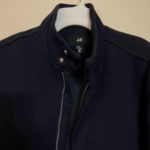 H&M Coat Men’s 36R Navy/Blue